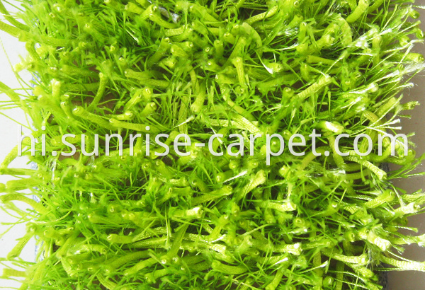 viscose & silk shaggy carpet